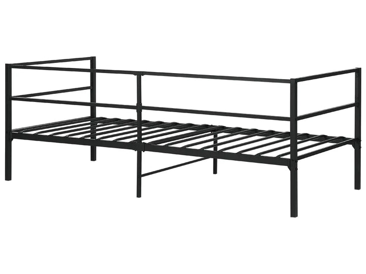 Bed Metal 90 x 200 cm (EU Single) Black Dhima