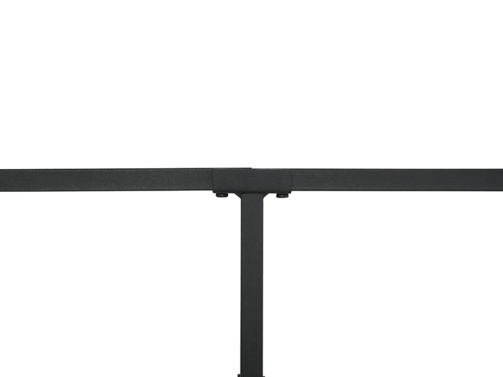 Bed Metal 90 x 200 cm (EU Single) Black Dhima