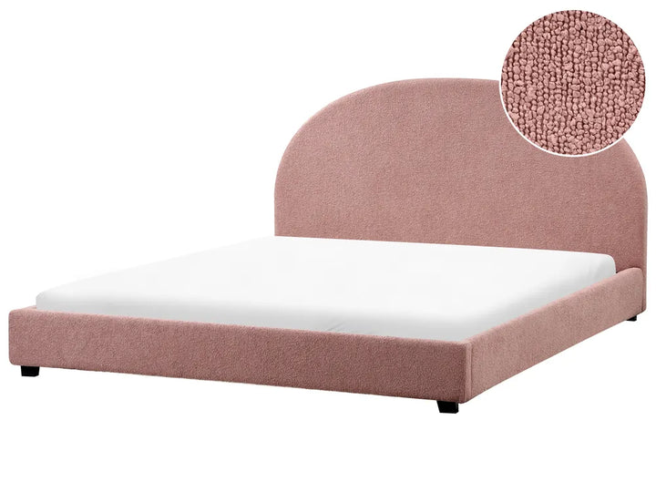 Bed Fabric 180 x 200 cm (EU Super King) Pastel Pink Montauk