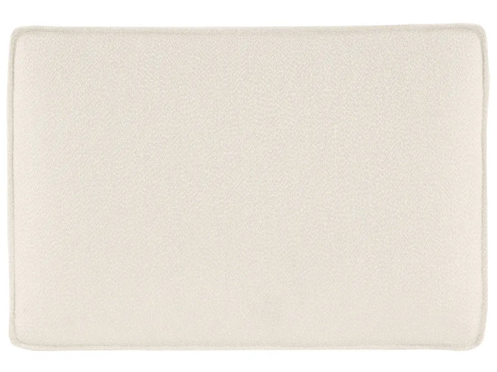 Corner Sofa Boucle Light Beige with Ottoman Left Hand Adna