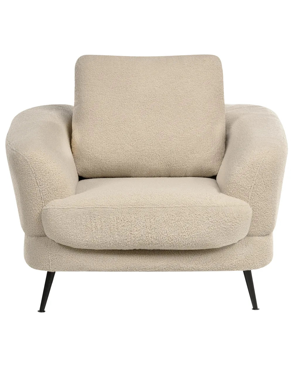 Armchair Boucle Light Beige Cleo