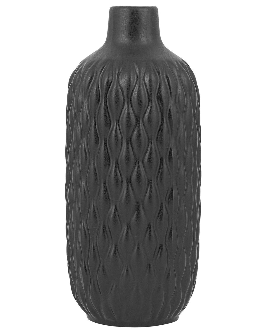 Emar Decorative Vase Stoneware 31 cm Black