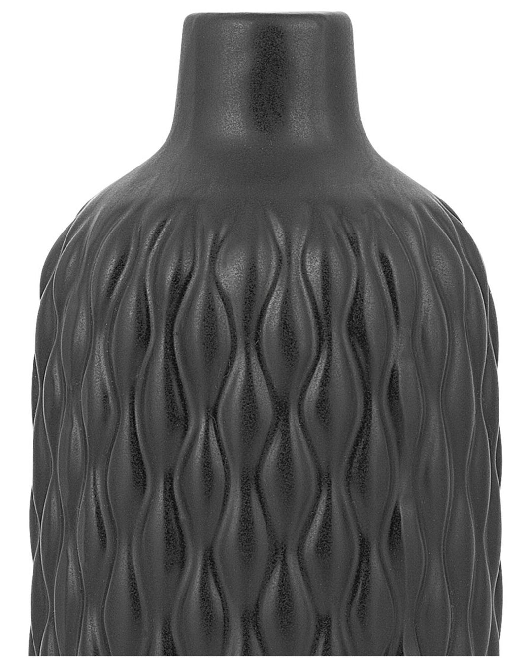 Emar Decorative Vase Stoneware 31 cm Black