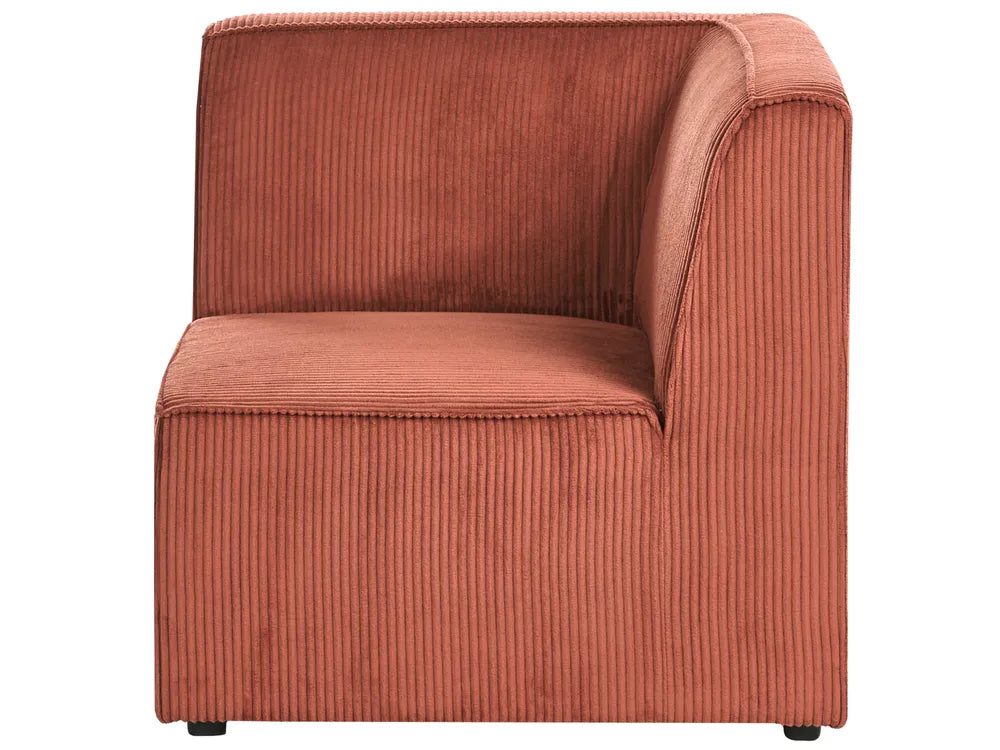 Sofa 2 Seater Corduroy Dark Red Ilkeston