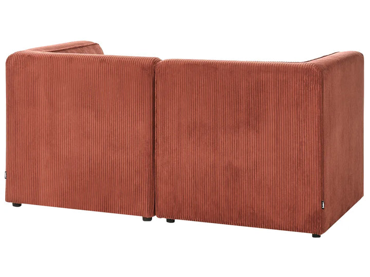 Sofa 2 Seater Corduroy Dark Red Ilkeston