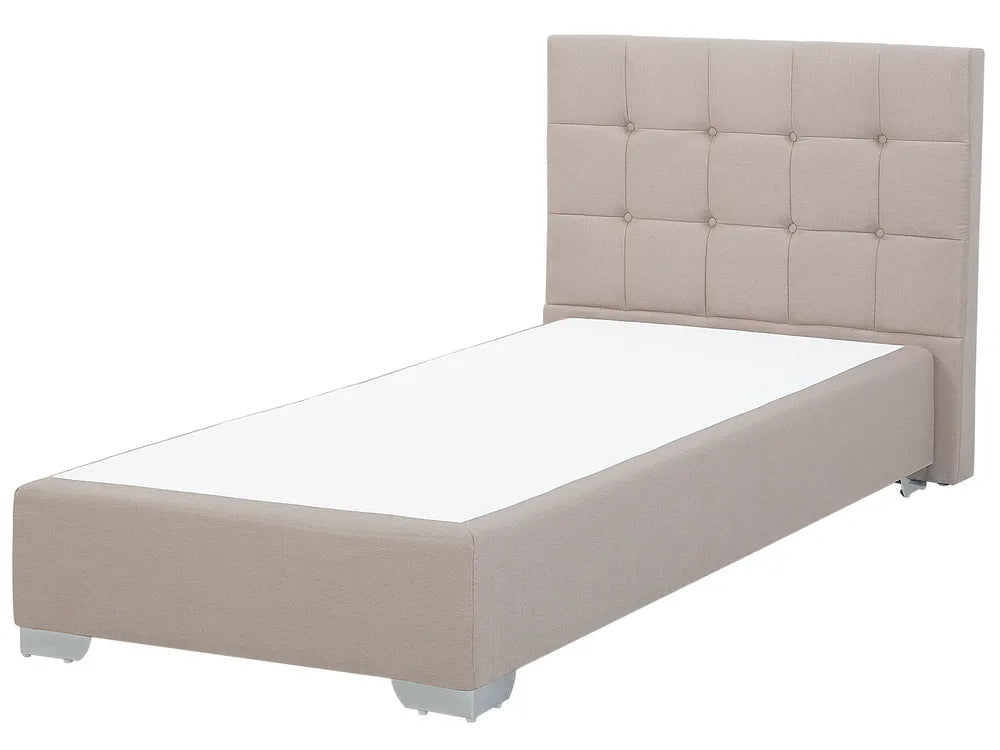 Divan Bed Fabric 90 x 200 cm (EU Single) Sand Beige Mozter