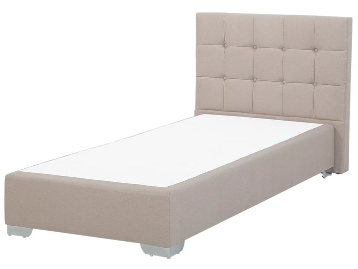 Divan Bed Fabric 90 x 200 cm (EU Single) Sand Beige Mozter