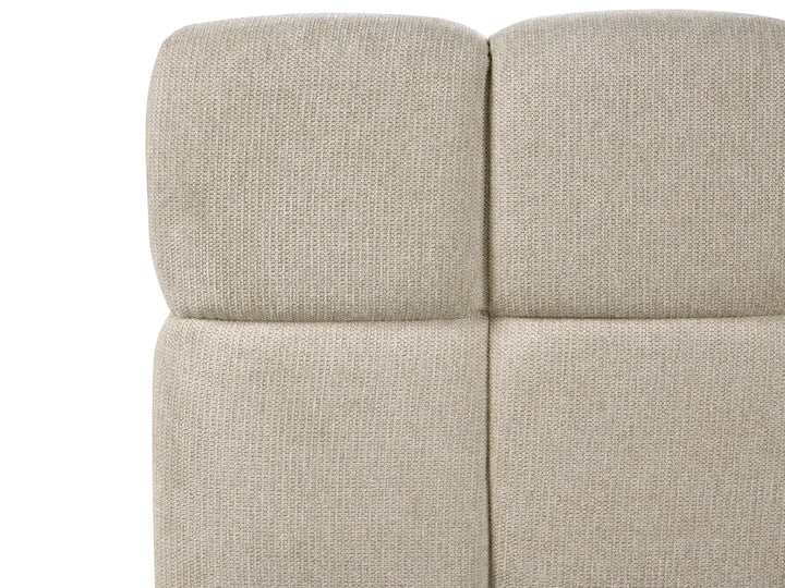 Ottoman Bed Fabric 160 x 200 cm (EU King Size) Taupe Berus