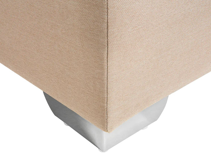 Divan Bed Fabric 180 x 200 cm (EU Super King) Beige Ardin