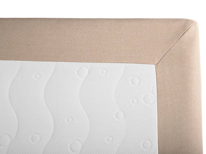 Divan Bed Fabric 180 x 200 cm (EU Super King) Beige Ardin