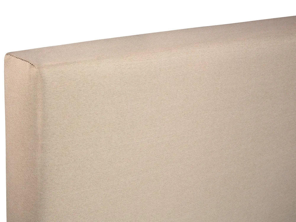 Divan Bed Fabric 180 x 200 cm (EU Super King) Beige Ardin