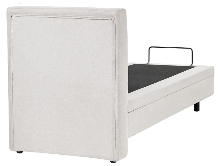Adjustable Bed Fabric 90 x 200 cm (EU Single) Light Beige Burlyn