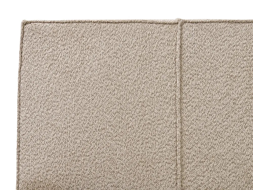 Bed Boucle 180 x 200 cm (EU Super King) Taupe Eyre