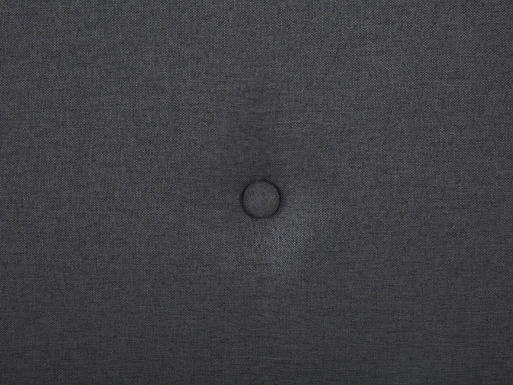 Bed Fabric 160 x 200 cm (EU King Size) Dark Grey Valor