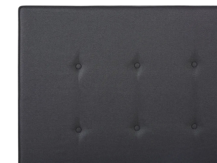 Bed Fabric 160 x 200 cm (EU King Size) Dark Grey Valor