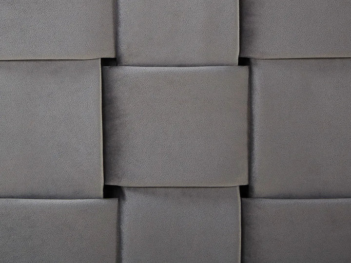 Bed Velvet 180 x 200 cm (EU Super King) Grey Lirim