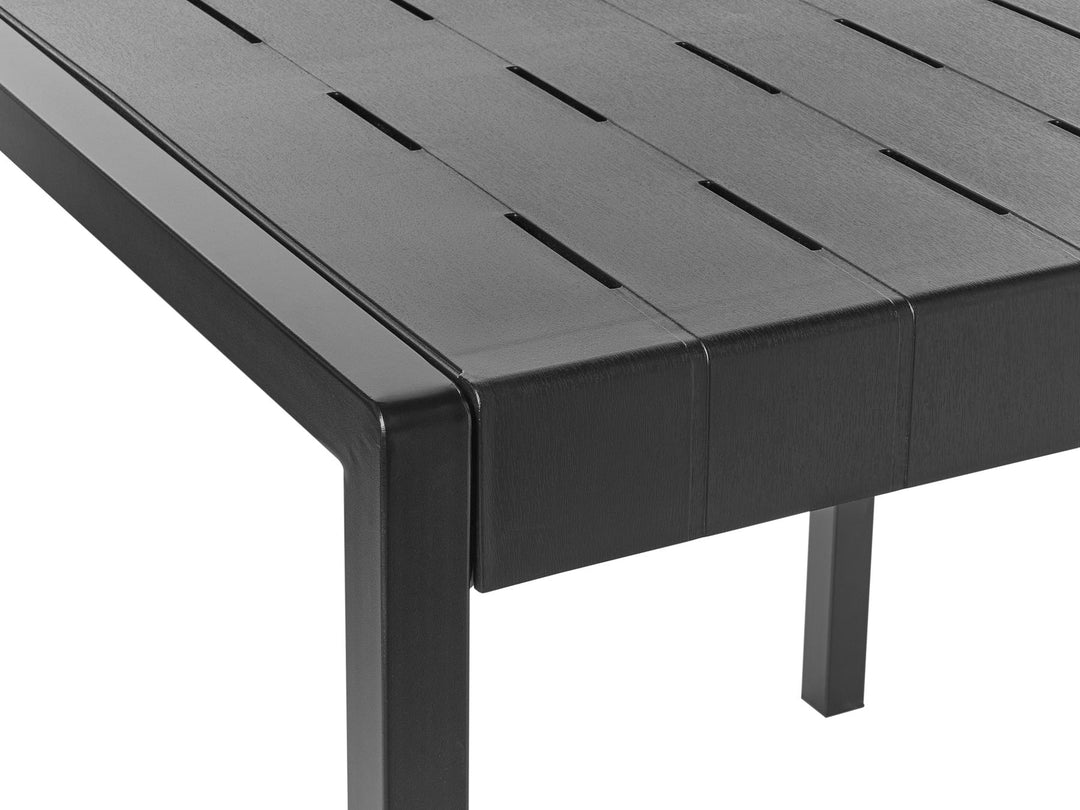 Bartica Garden Dining Table  154 cm 84 cm Black