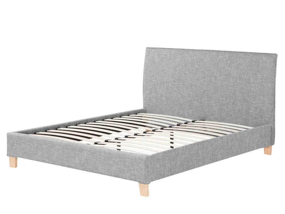 Bed Fabric 160 x 200 cm (EU King Size) Light Grey Morghen