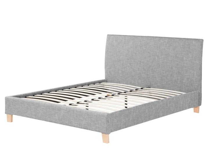 Bed Fabric 160 x 200 cm (EU King Size) Light Grey Morghen