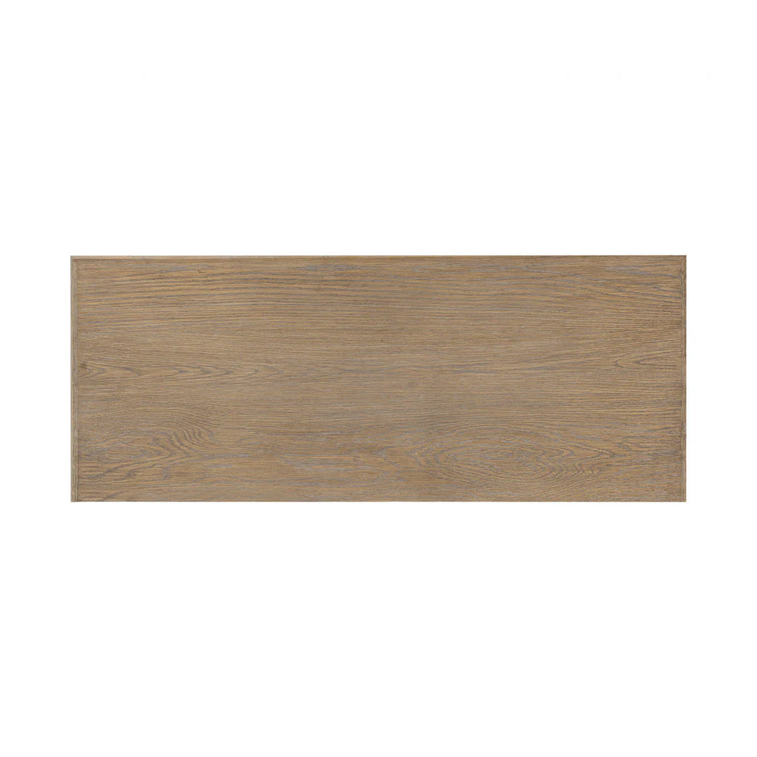 D.I. Designs Wickham Natural Oak Wood Ribbed Chest of Drawers | 4 Drawers