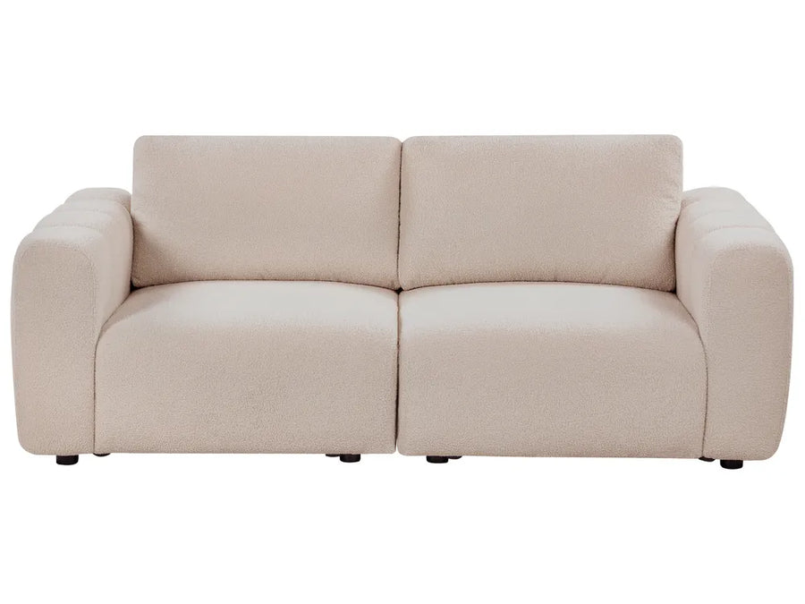 Beige sofa on a white background