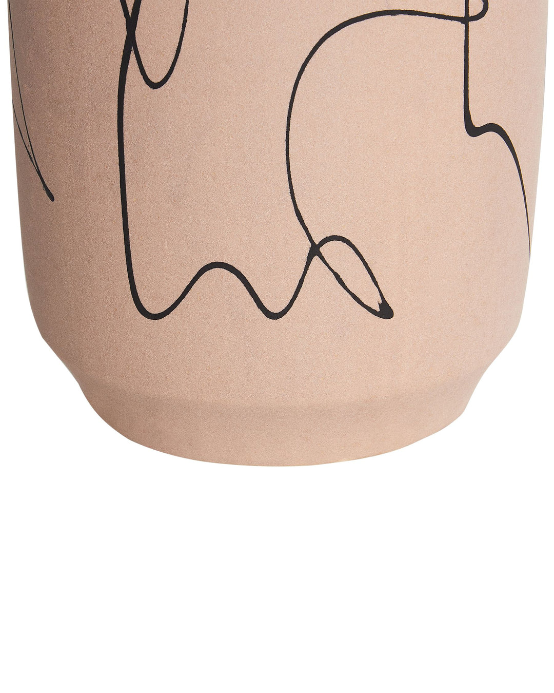 Sunfish Flower Vase Stoneware 33 cm Sand Beige