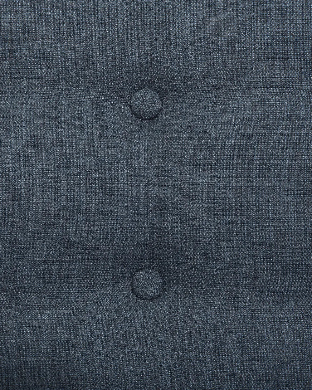 Wingback Chair with Footstool Fabric Dark Blue Devonaire