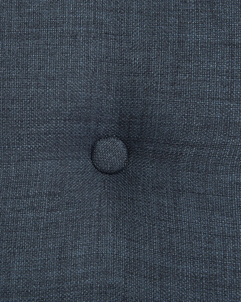 Wingback Chair with Footstool Fabric Dark Blue Devonaire