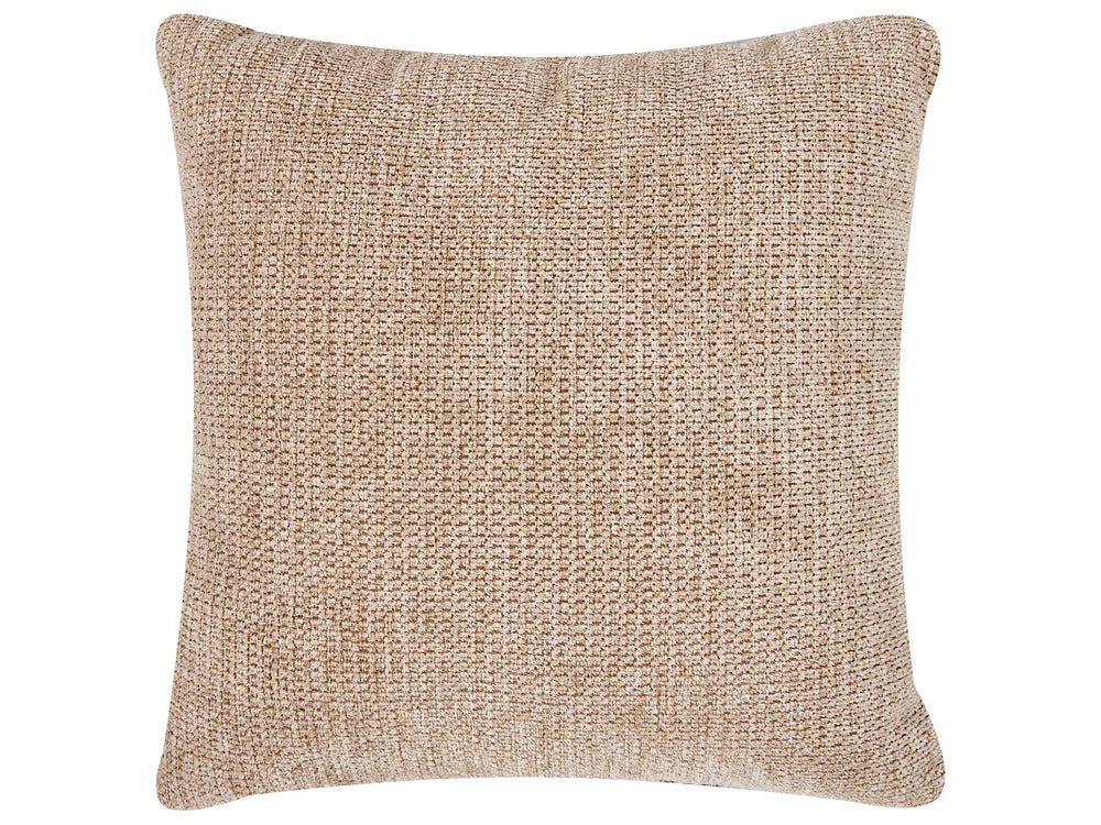 Corner Sofa 3 Seater Fabric Beige Left Hand Brekyn