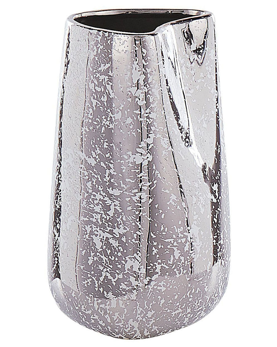 Cirta Decorative Vase Stoneware 27 cm Silver
