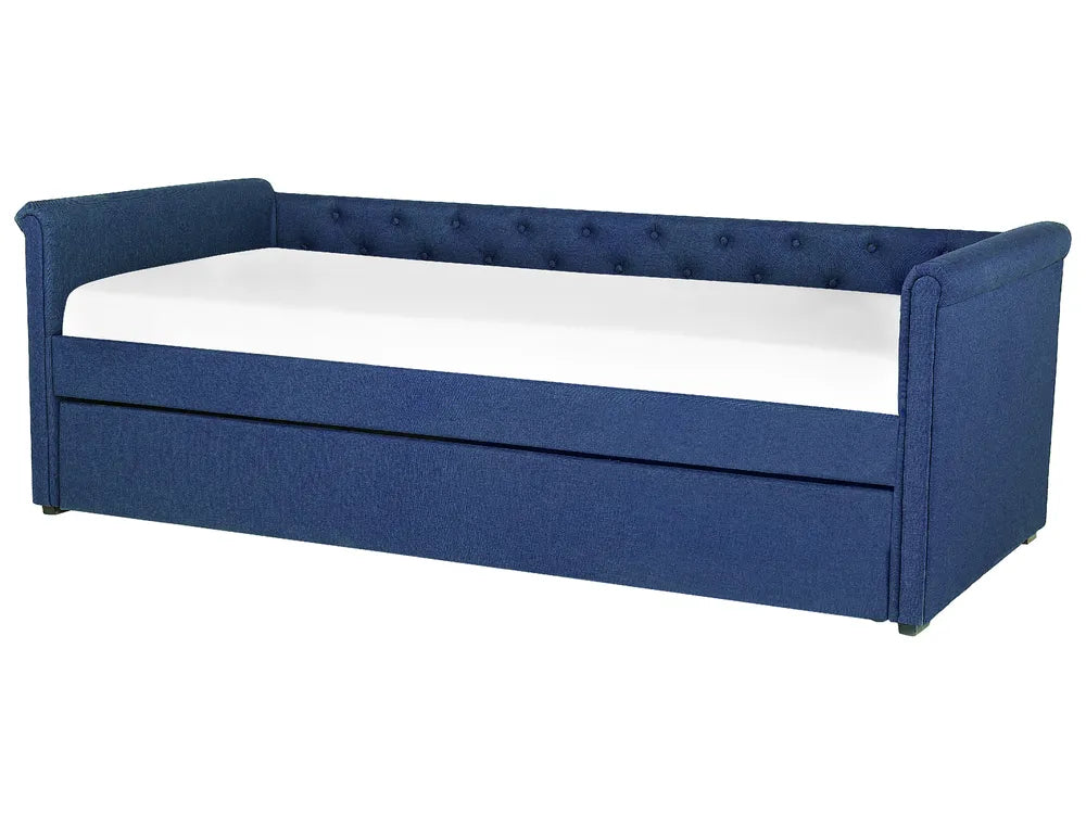 Trundle Bed Fabric 80 x 200 cm (EU Small Single) Navy Blue Charlesten