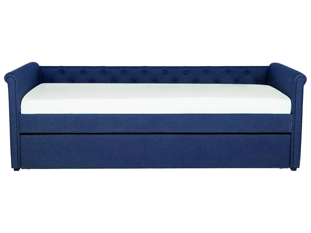 Trundle Bed Fabric 80 x 200 cm (EU Small Single) Navy Blue Charlesten