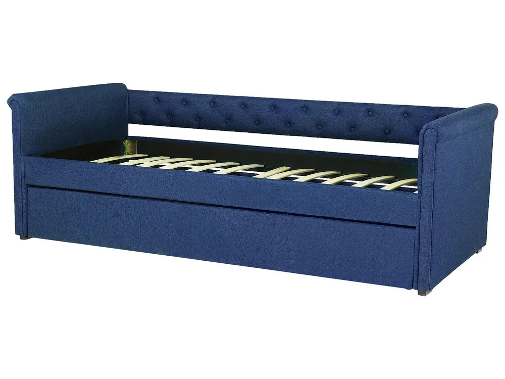 Trundle Bed Fabric 80 x 200 cm (EU Small Single) Navy Blue Charlesten