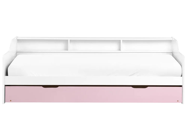 Trundle Bed Pine Wood 90 x 200 cm (EU Single) Pink Erlom