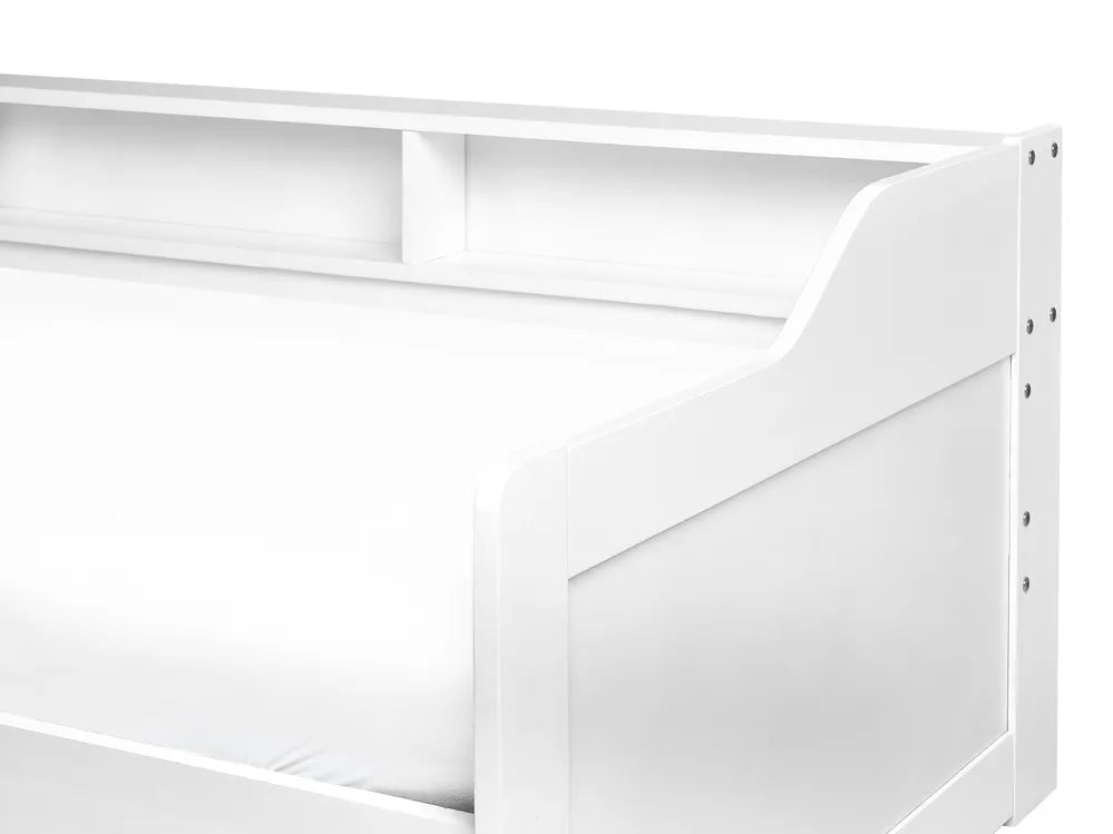 Trundle Bed Pine Wood 90 x 200 cm (EU Single) Pink Erlom