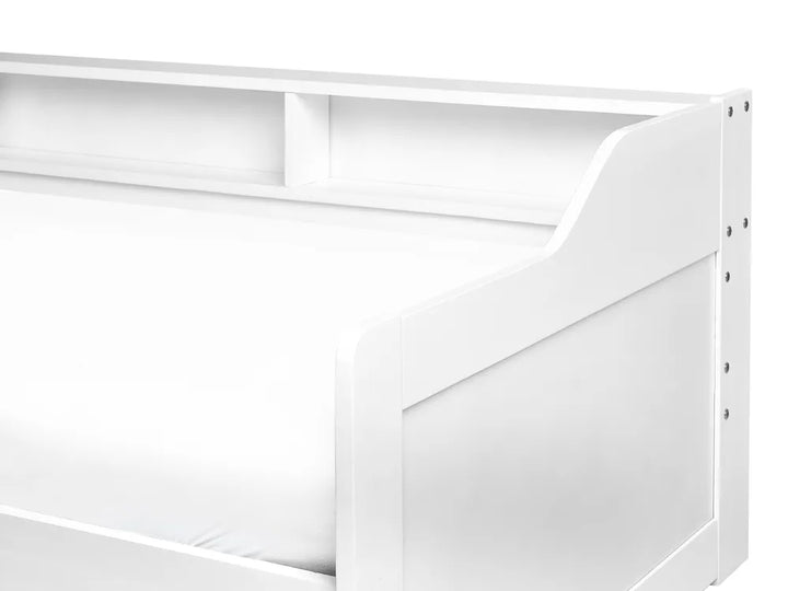 Trundle Bed Pine Wood 90 x 200 cm (EU Single) Pink Erlom