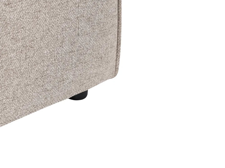 Modular Corner Sofa 4 Seater Light Brown Right Hand Meneses