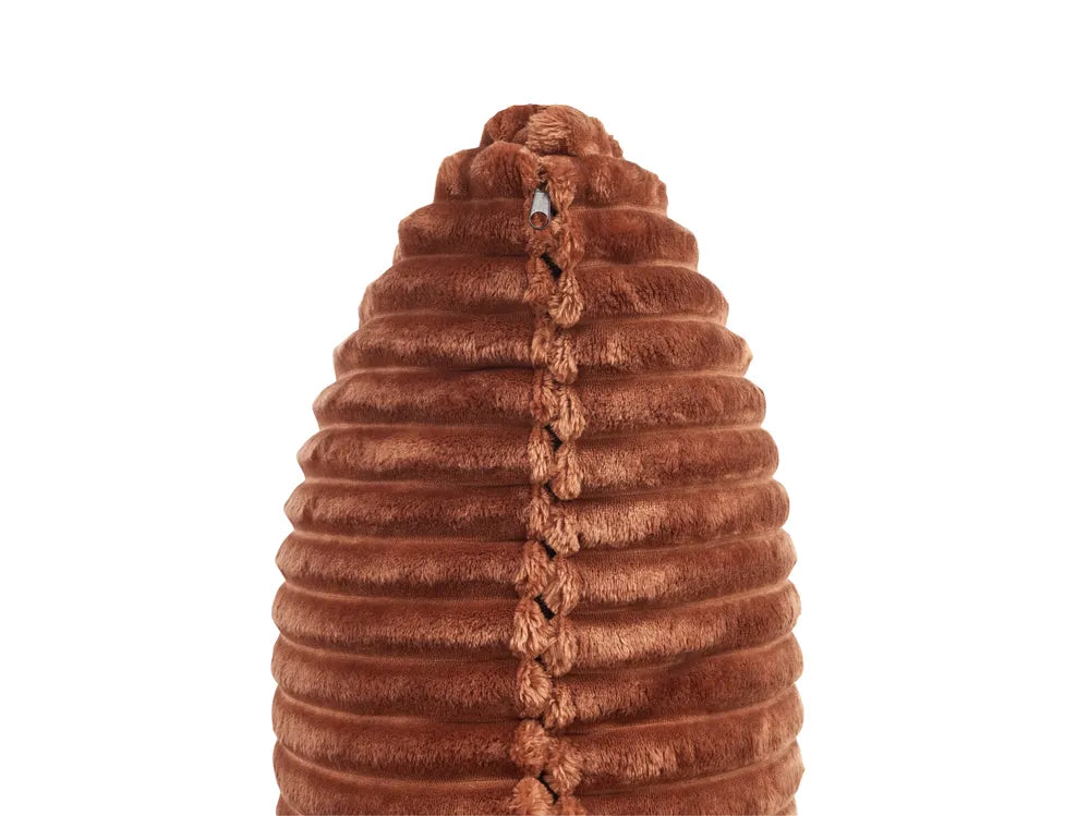 Corner Sofa Corduroy Brown Right Hand Scarlet