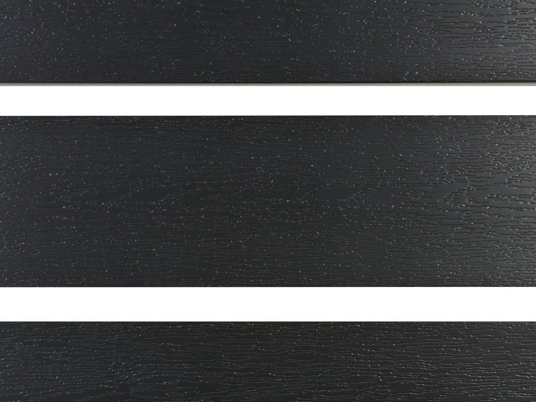 Vernio Garden Dining Table  180 cm 90 cm Metal Black/ Silver