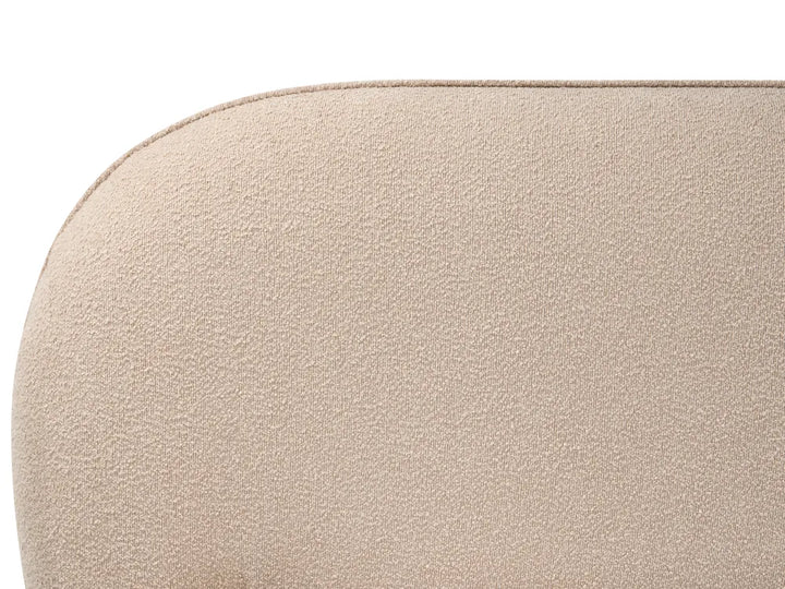 Bed Boucle 180 x 200 cm (EU Super King) Taupe Bensu