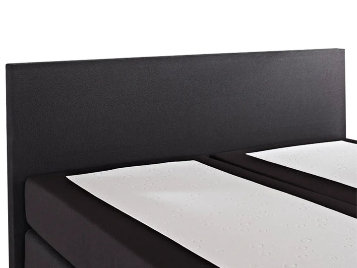 Divan Bed Fabric 180 x 200 cm (EU Super King) Black Ardin