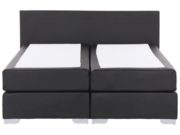 Divan Bed Fabric 180 x 200 cm (EU Super King) Black Ardin