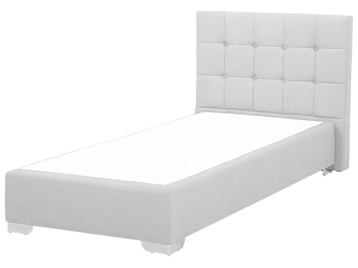 Divan Bed Fabric 90 x 200 cm (EU Single) Light Grey Mozter