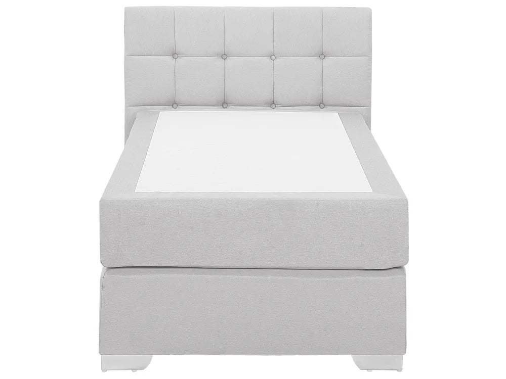 Divan Bed Fabric 90 x 200 cm (EU Single) Light Grey Mozter