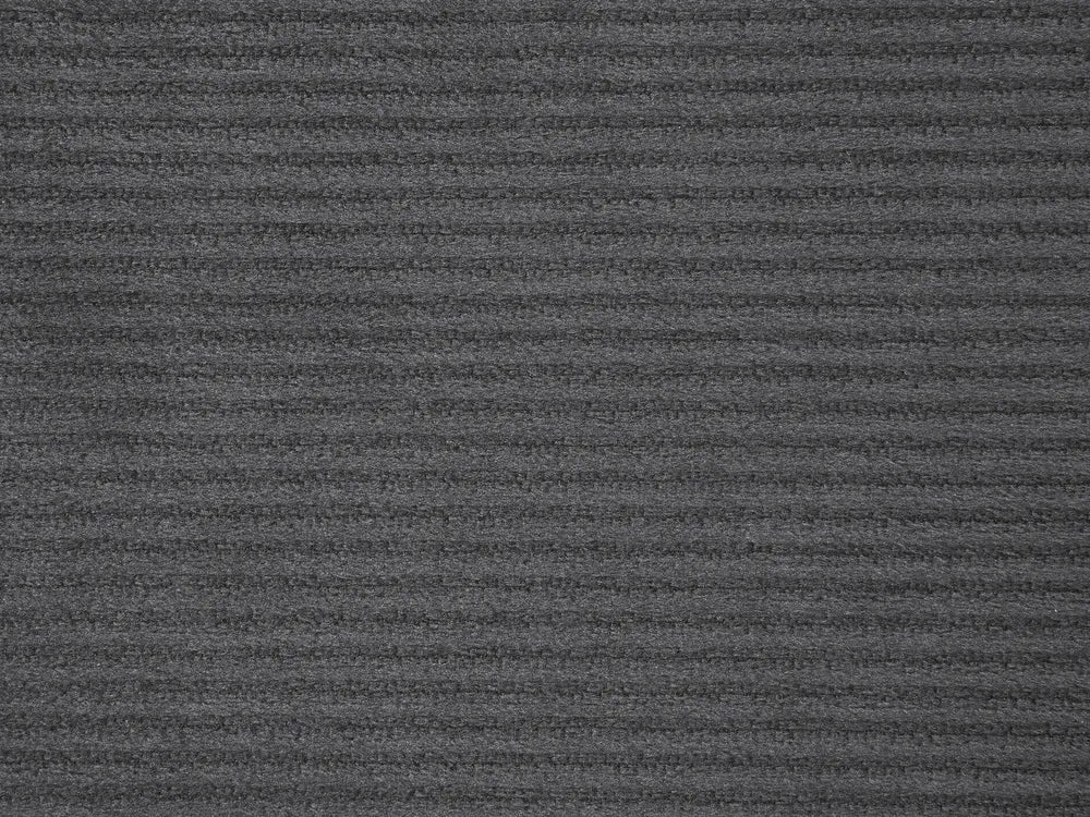 Trundle Bed Corduroy 90 x 200 cm (EU Single) Dark Grey Jilissa