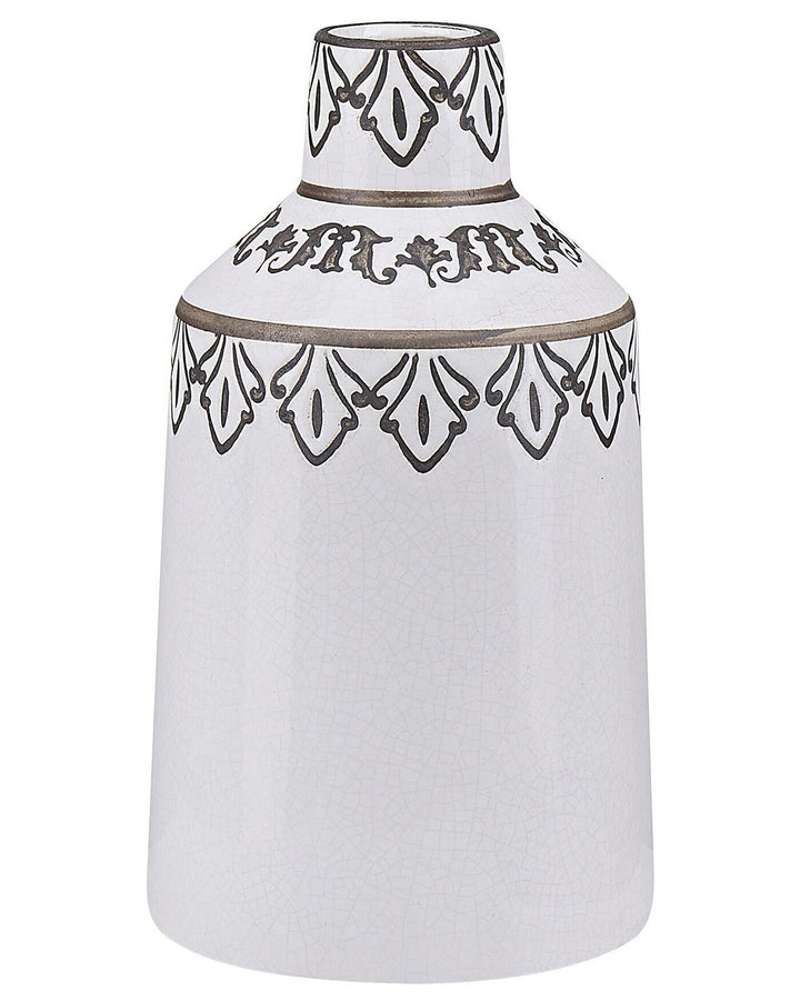 Amisos Flower Vase Stoneware 25 cm White