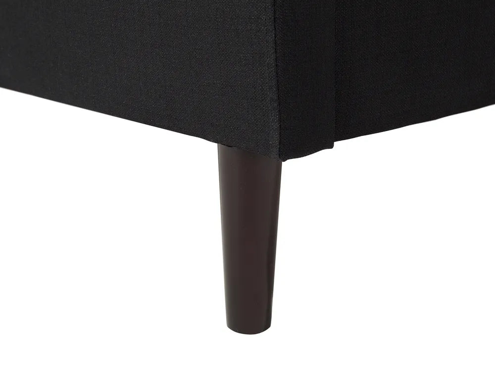 Bed Fabric 180 x 200 cm (EU Super King) Black Anspach
