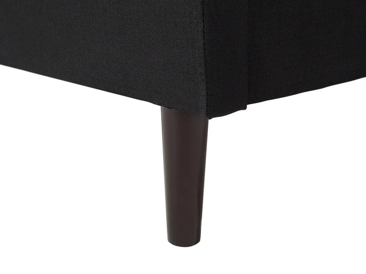Bed Fabric 180 x 200 cm (EU Super King) Black Anspach