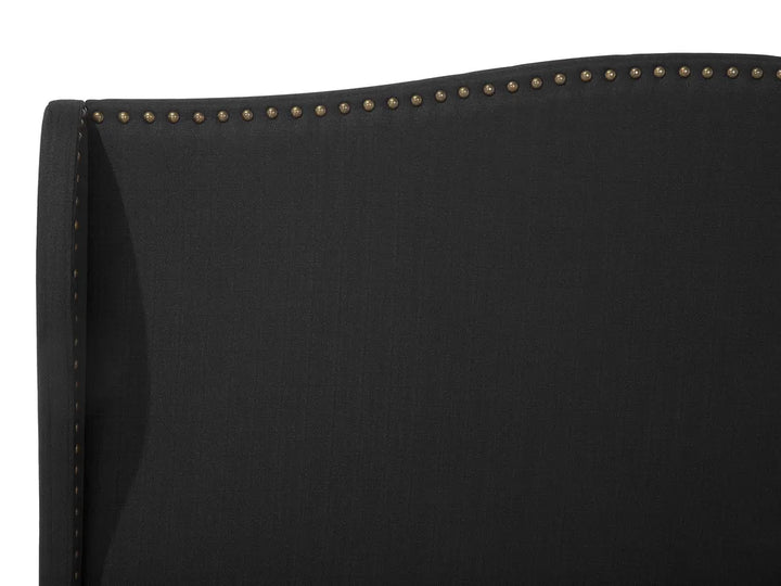 Bed Fabric 180 x 200 cm (EU Super King) Black Anspach