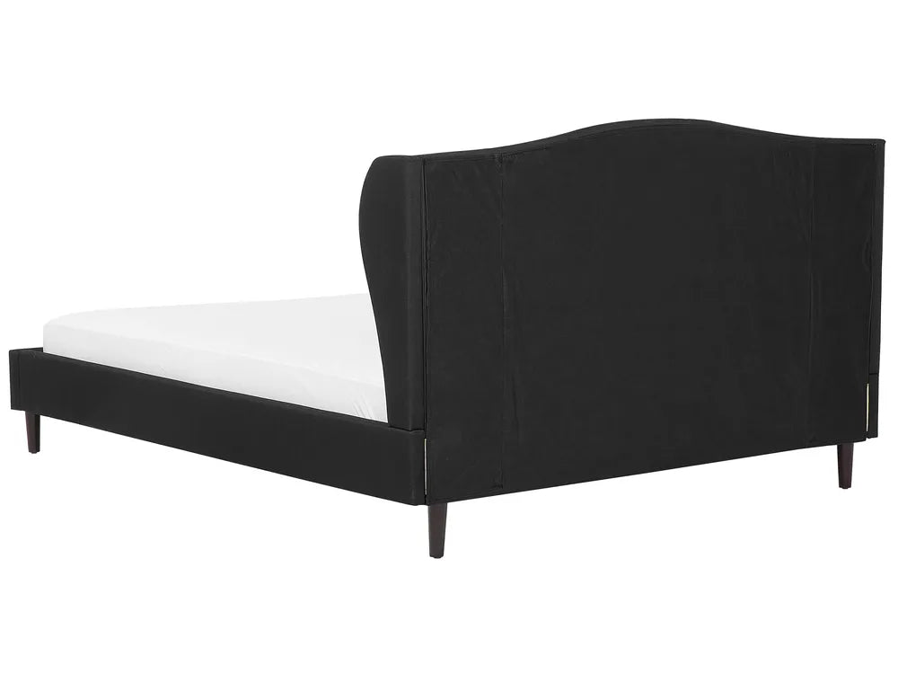 Bed Fabric 180 x 200 cm (EU Super King) Black Anspach